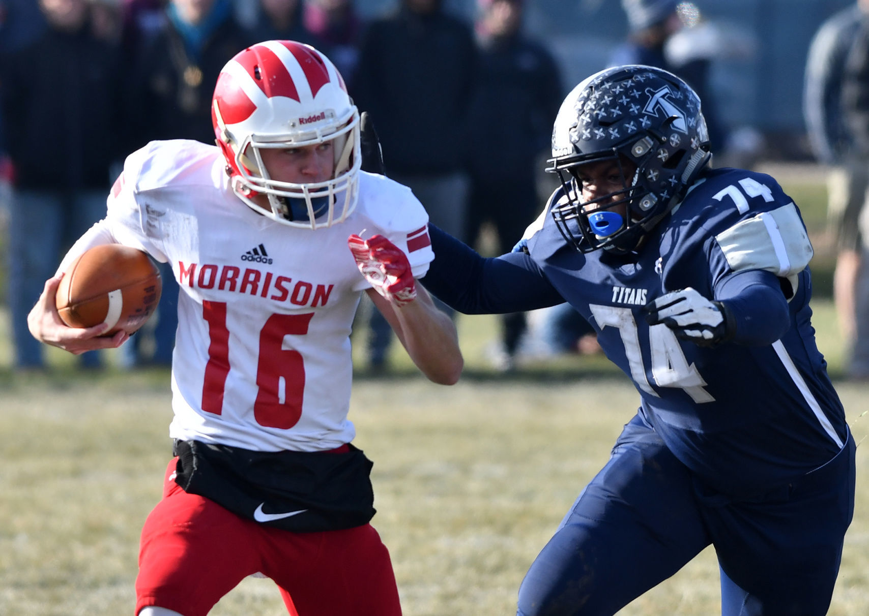 Morrison vs Annawan-Wethersfield in Class 1A football quarterfinal.